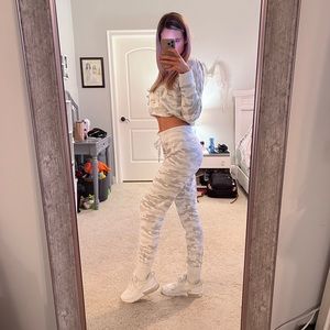 Calvin Klein sweatpants and crewneck